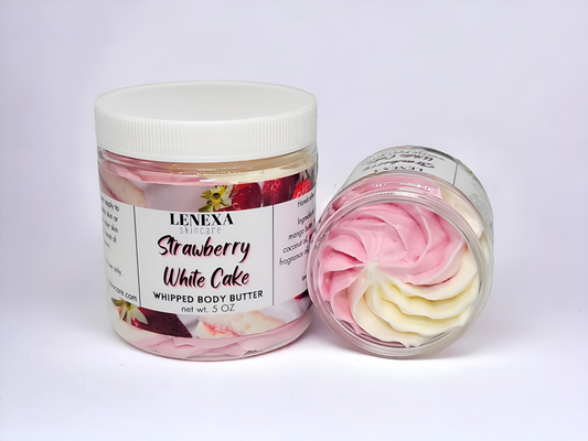 Strawberry White Cake Whipped Body Butter