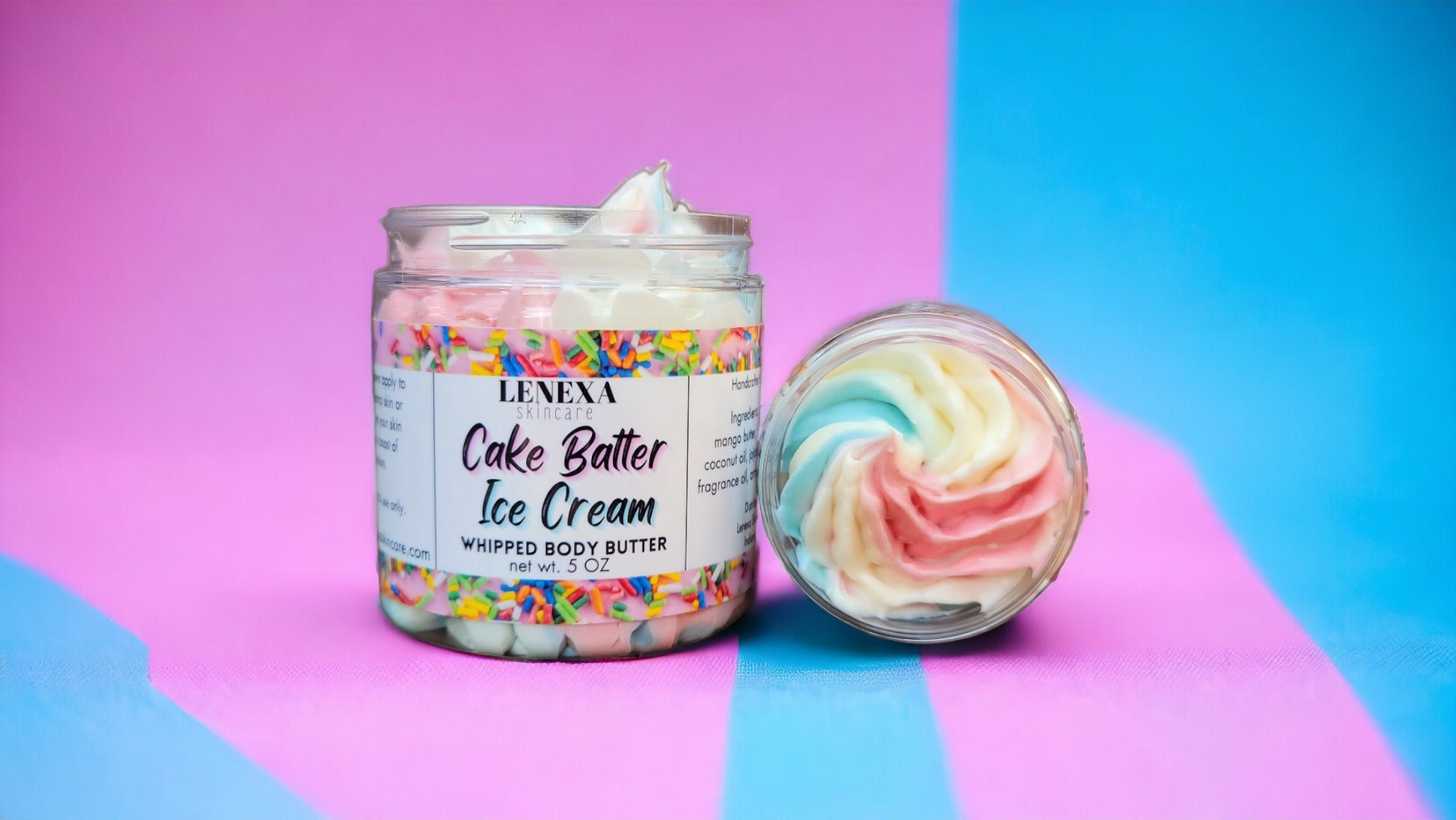 Cake Batter Ice Cream Whipped Body Butter Lenexa Skincare
